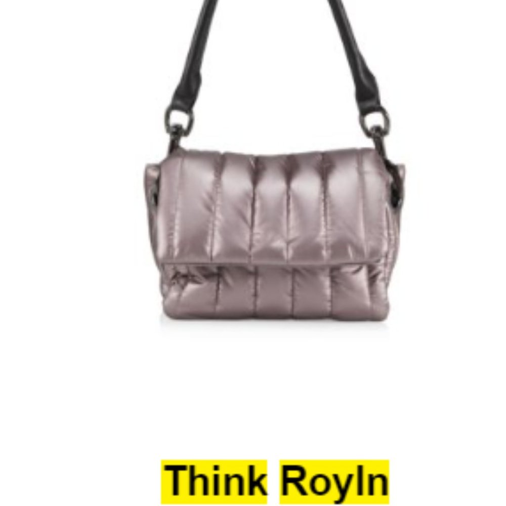 Think Royln Petite Bar Quilted Bag in Pearl Latte